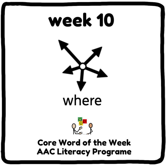 My Core Word Programme Week 10 - "Where"
