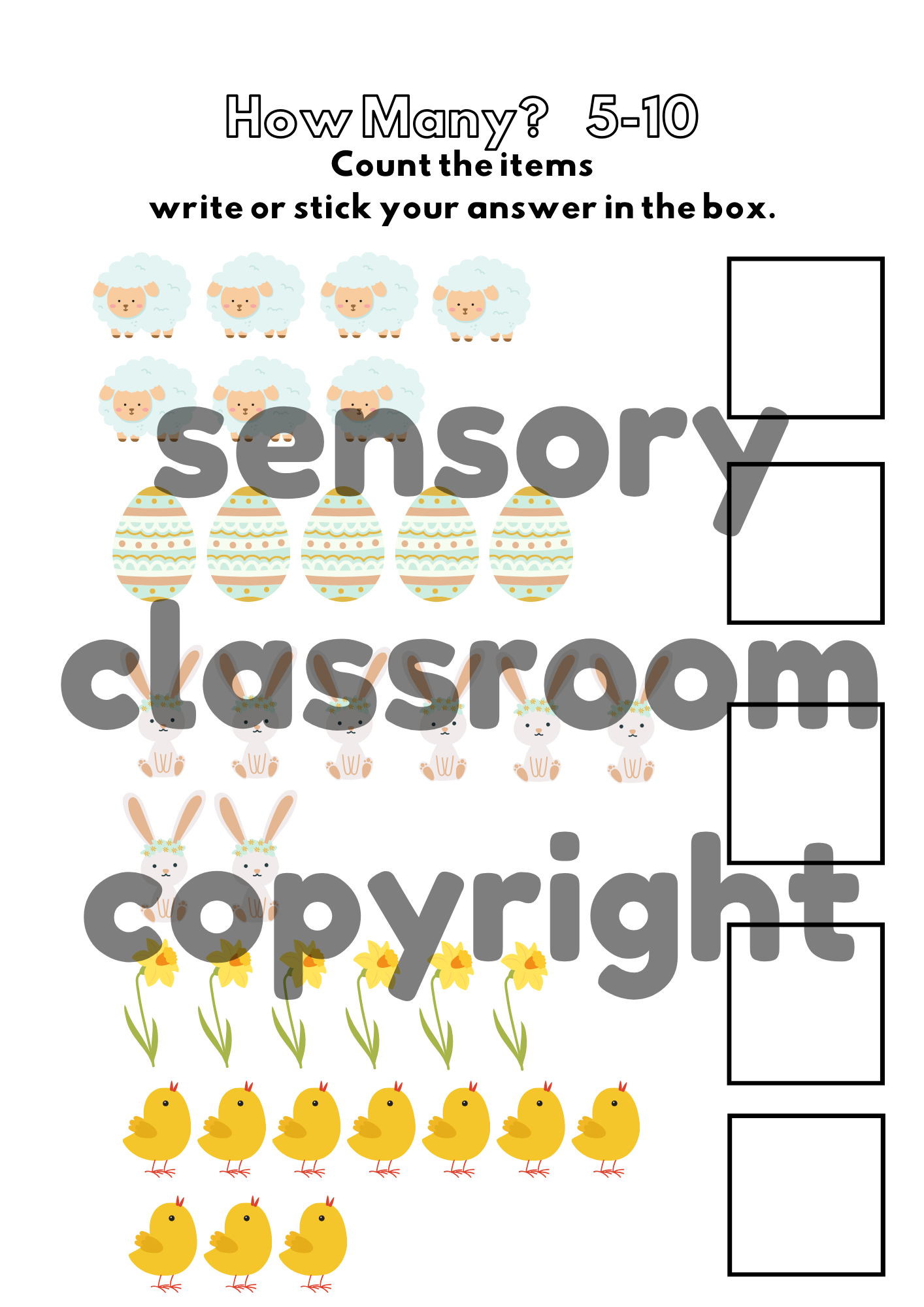 Easter Worksheets