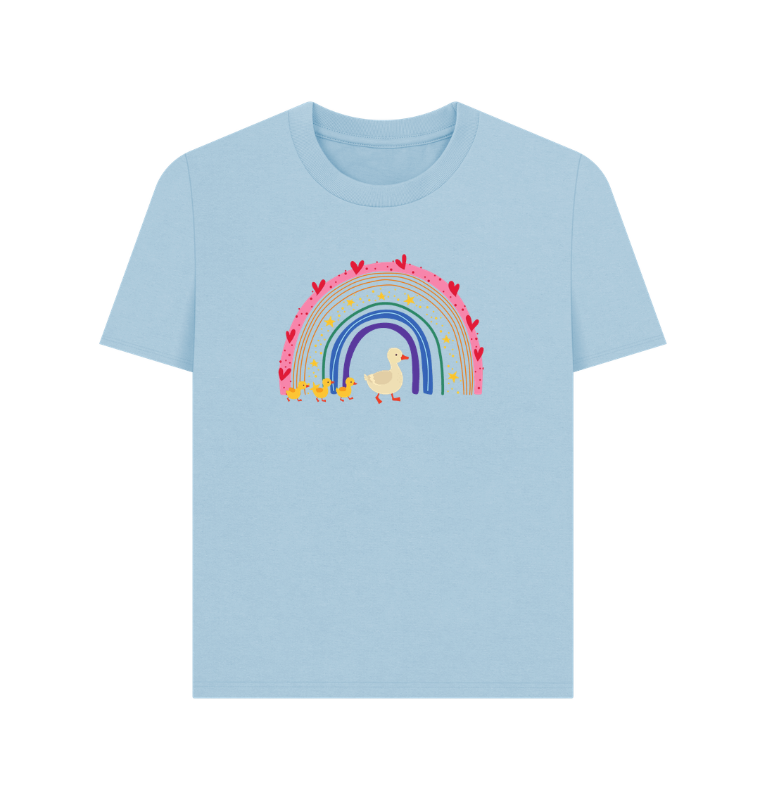 Milky Blue Printed T-shirt
