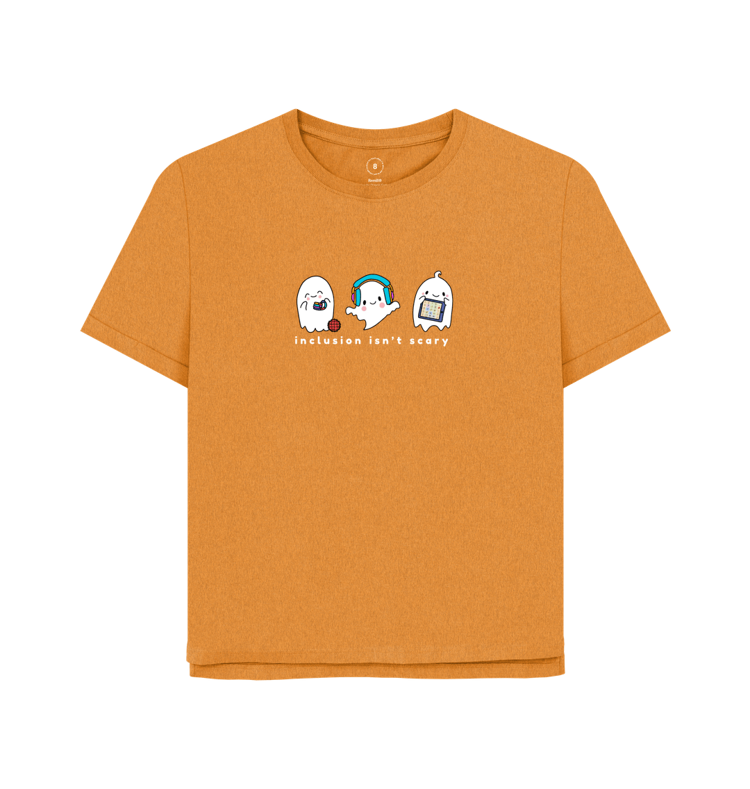 Amber Inclusion Isn't Scary Women's Oversized Tee