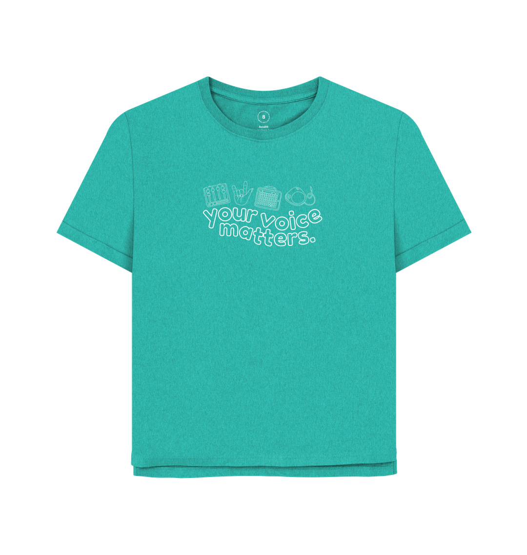 Seagrass Green Printed T-shirt