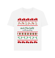 White Printed T-shirt Front