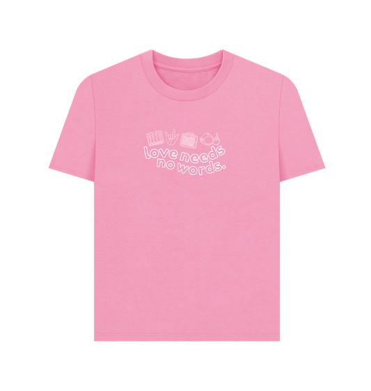 Rose Pink Printed T-shirt