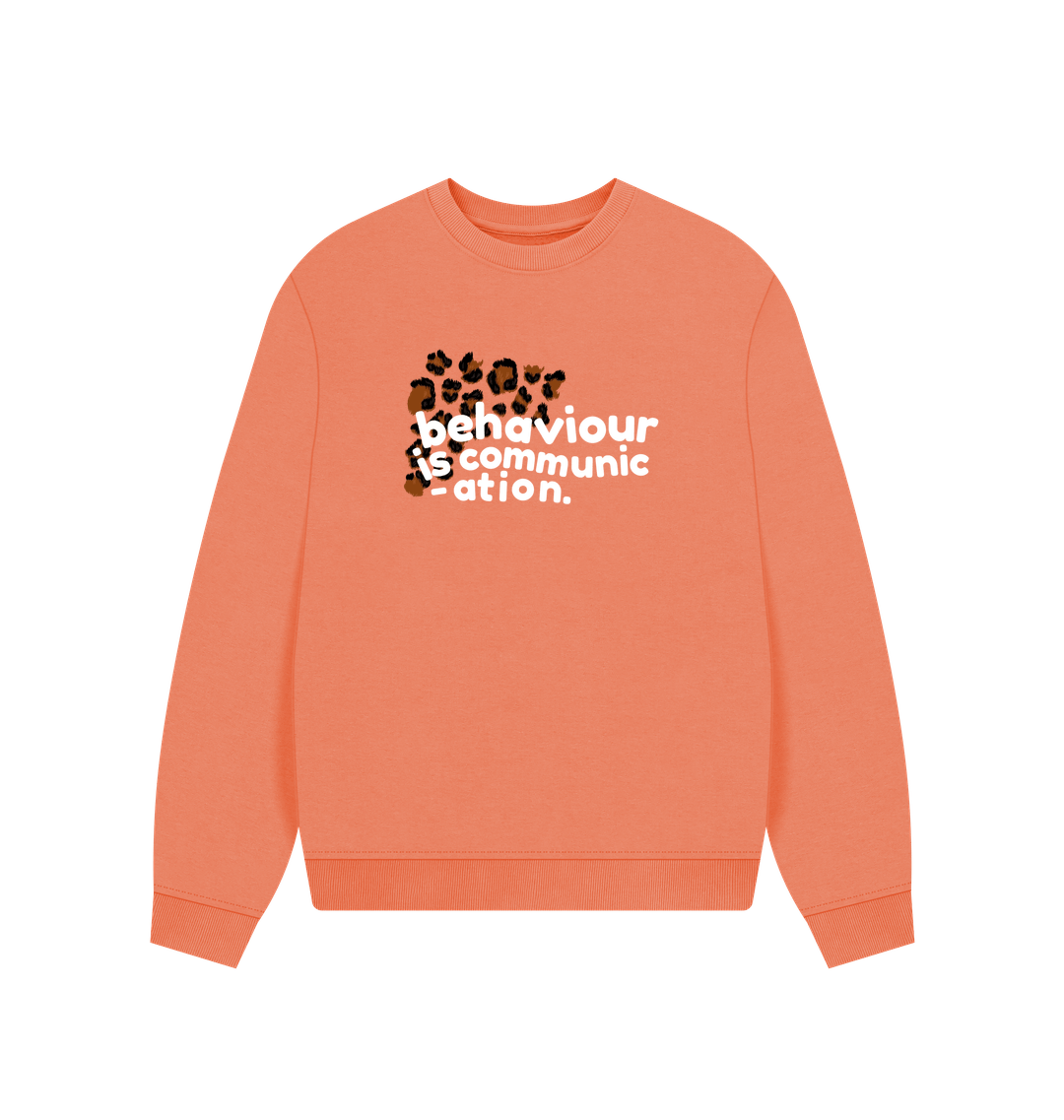 Apricot Printed Sweater