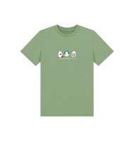 Sage Printed Kids T-Shirt Front