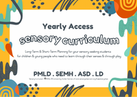 Yearly Drip Fed Sensory Curriculum option