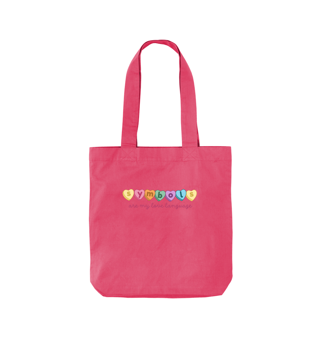 Raspberry Pink Printed Bag Front