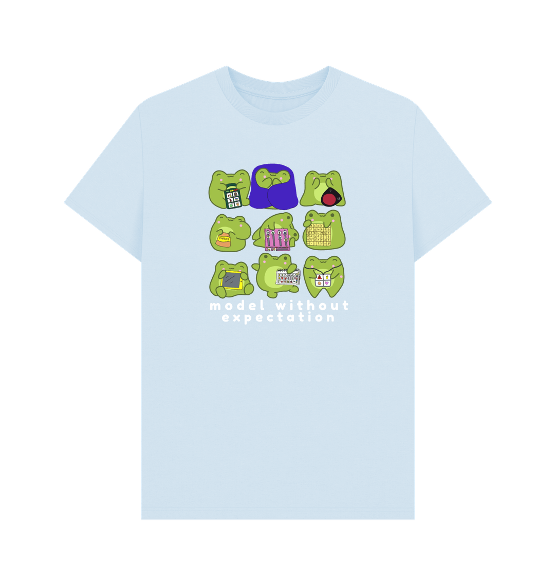 Sky Blue Printed T-shirt