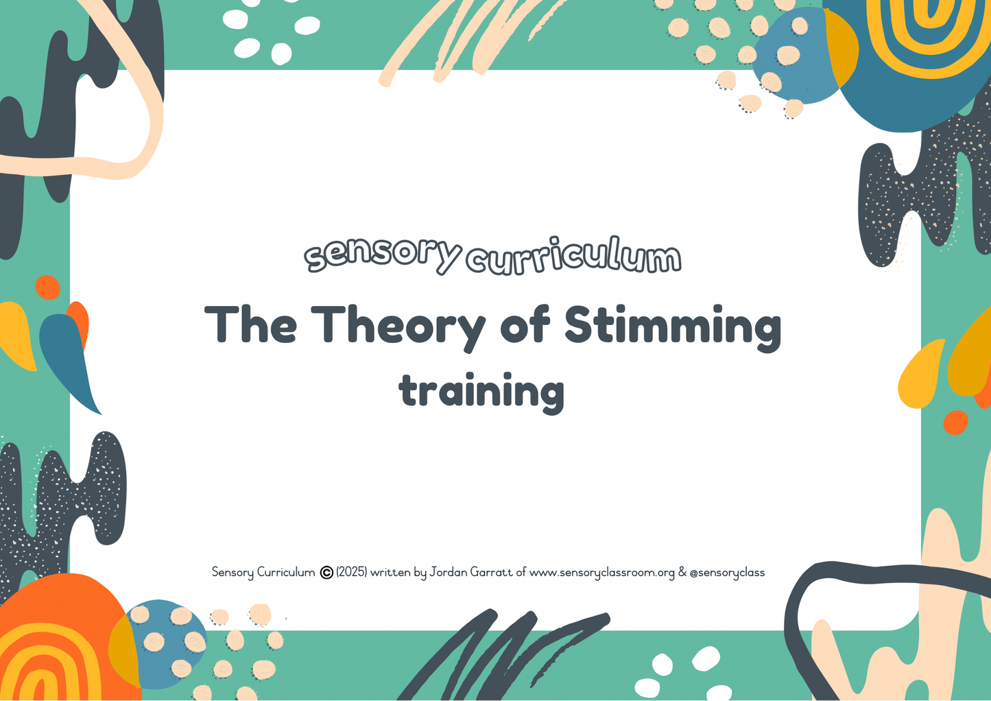 The Theory of Stimming Course