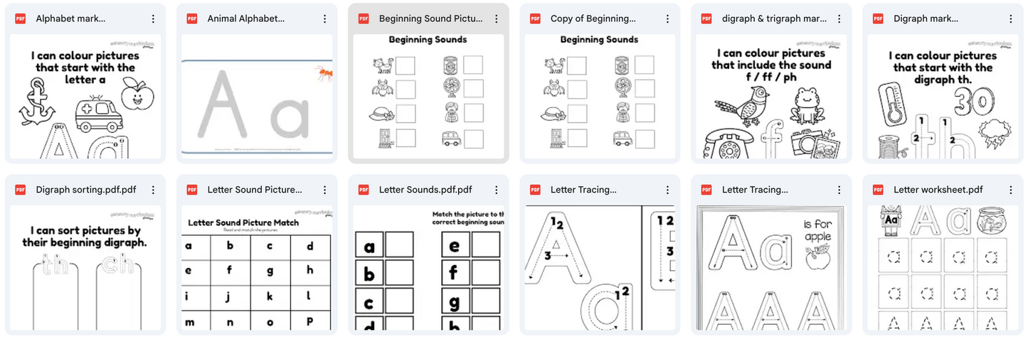 Sounds & Alphabet