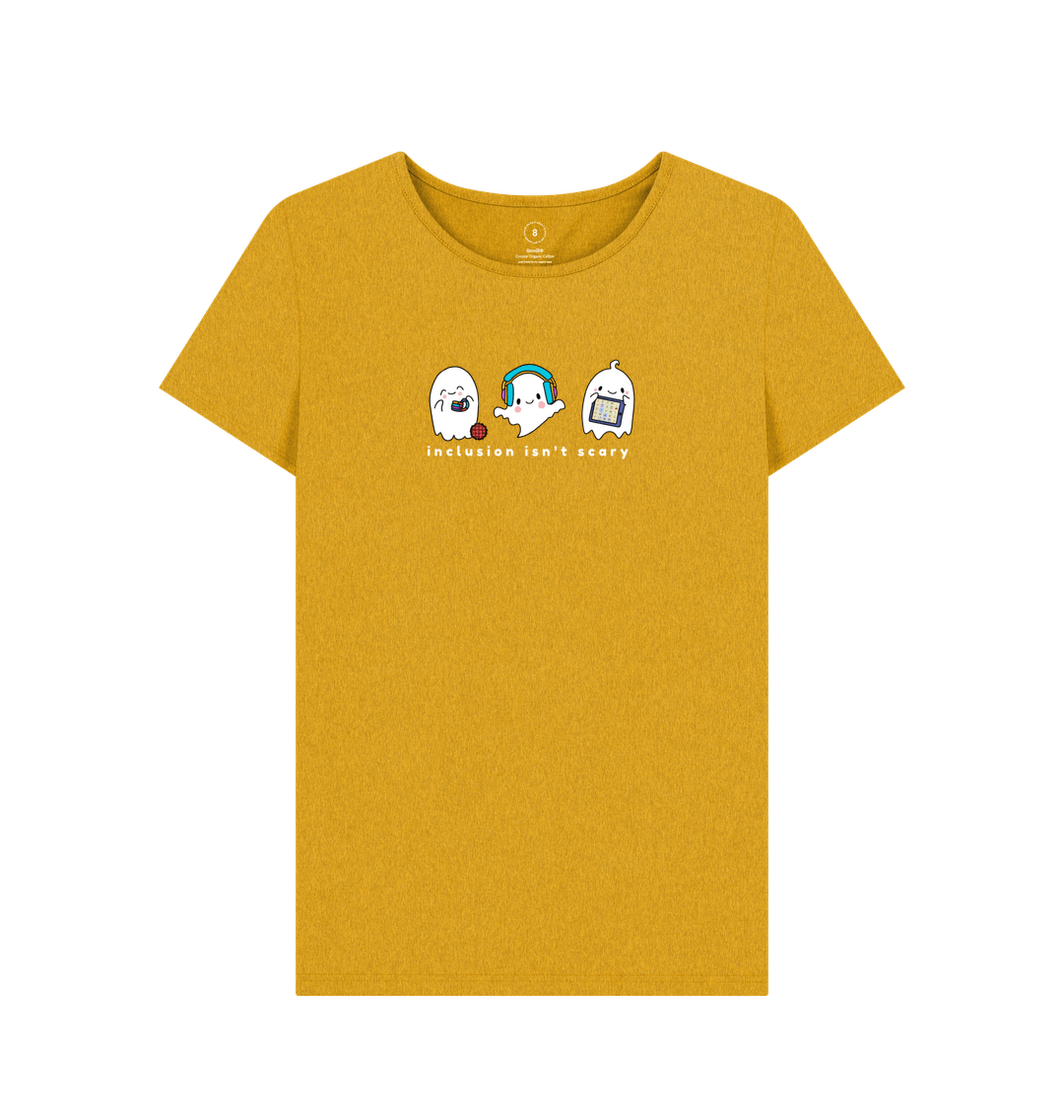 Sunflower Yellow Inclusion Isn't Scary Women's Tee