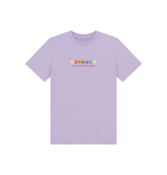 Soft Lilac Printed Kids T-Shirt