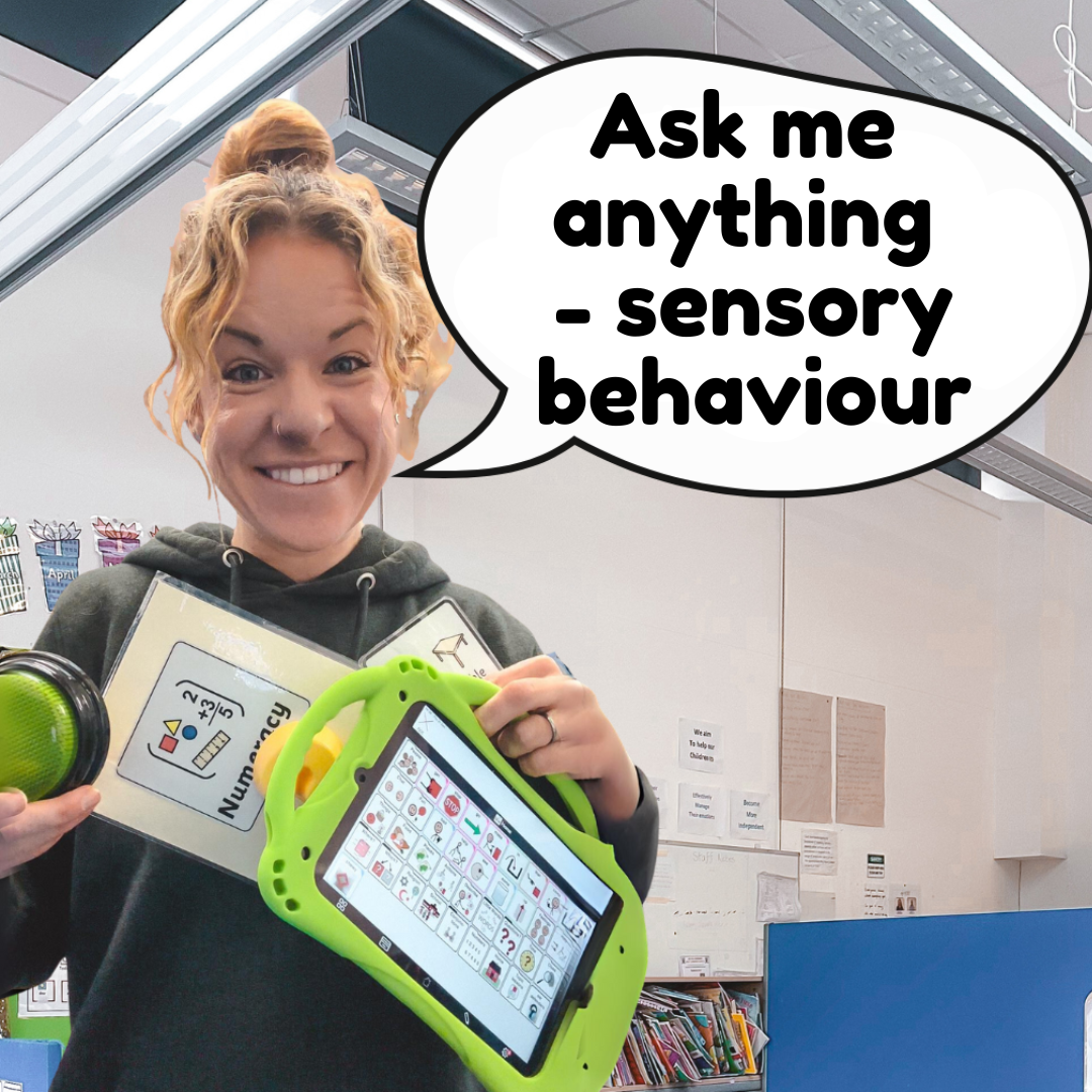 Ask Me Anything - Sensory Behaviours