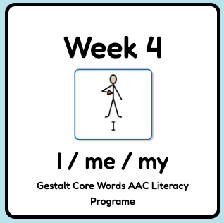 Week 4 “I, Me, My”