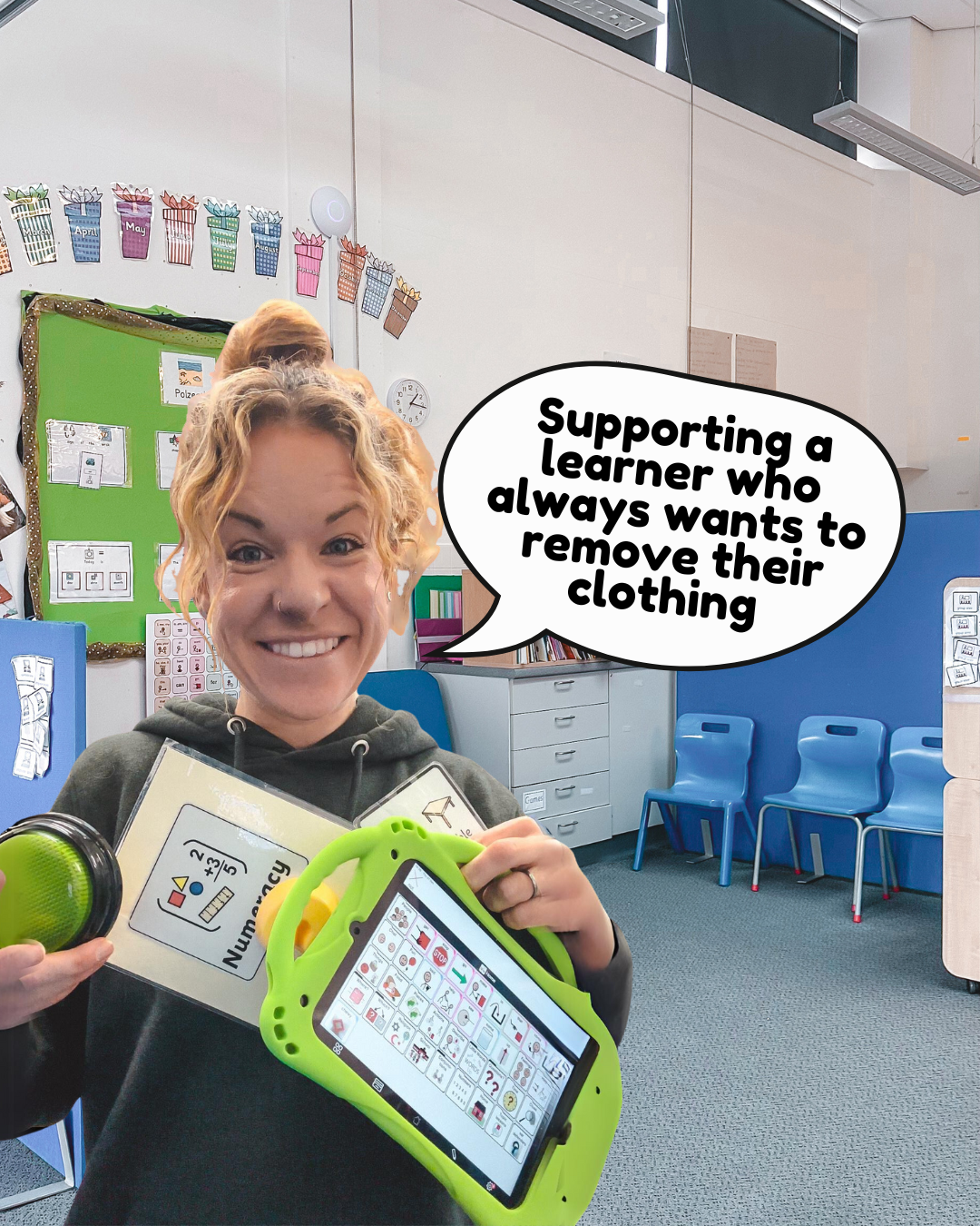 Ask Me Anything - Supporting a learner who always wants to remove their clothing.