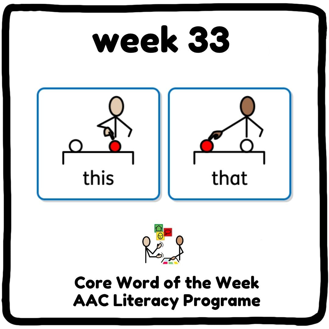 My Core Word Programme Week 33 - "This" and "That"