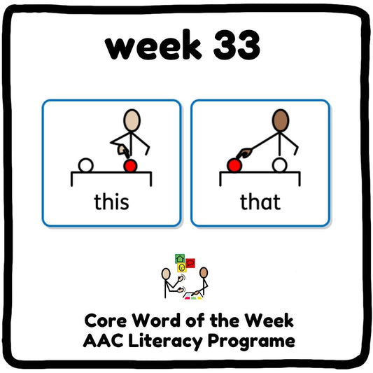My Core Word Programme Week 33 - "This" and "That"