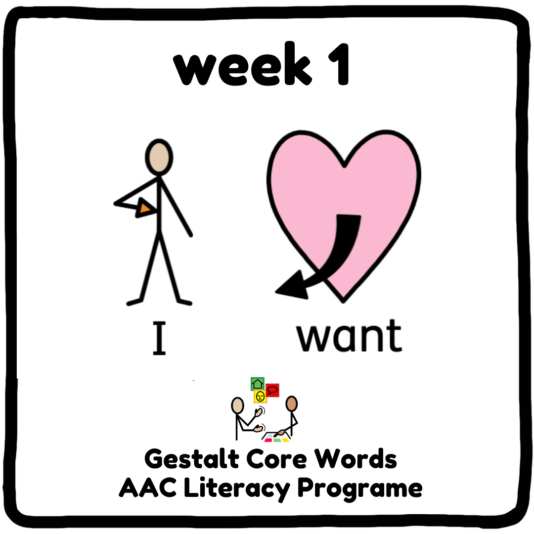 Core Word Programme Week 1 - "I want"