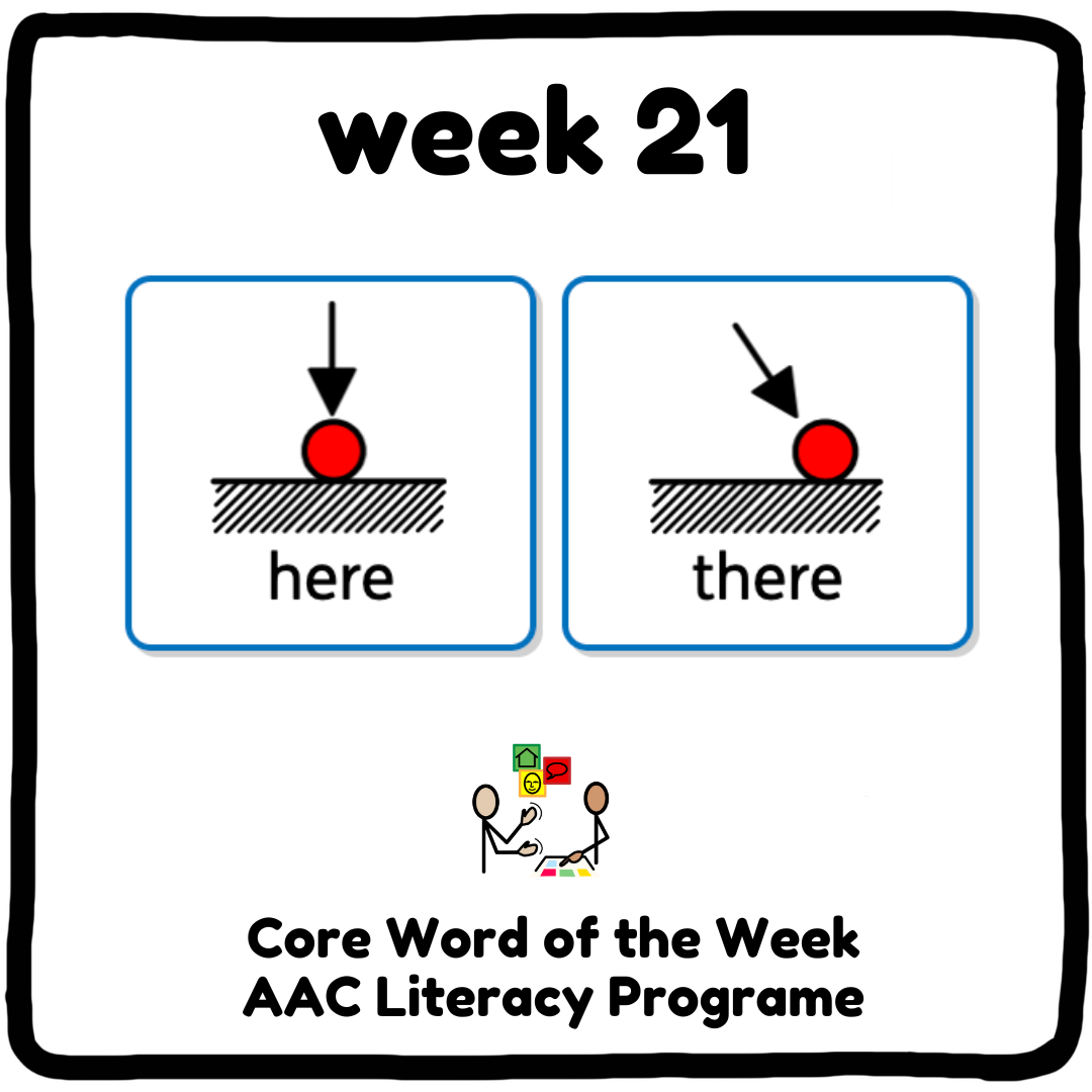 My Core Word Programme Week 21 - "Here" and "There"