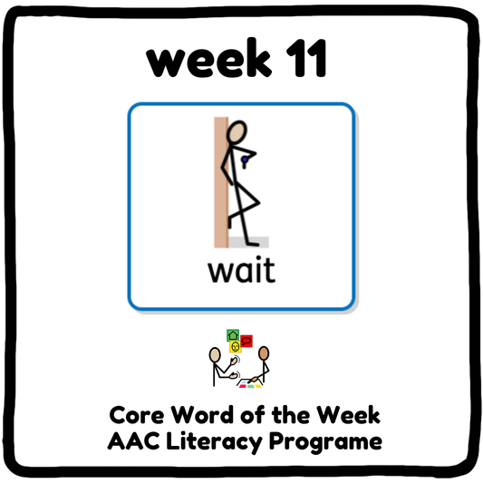 My Core Word Programme Week 11 - "Wait"