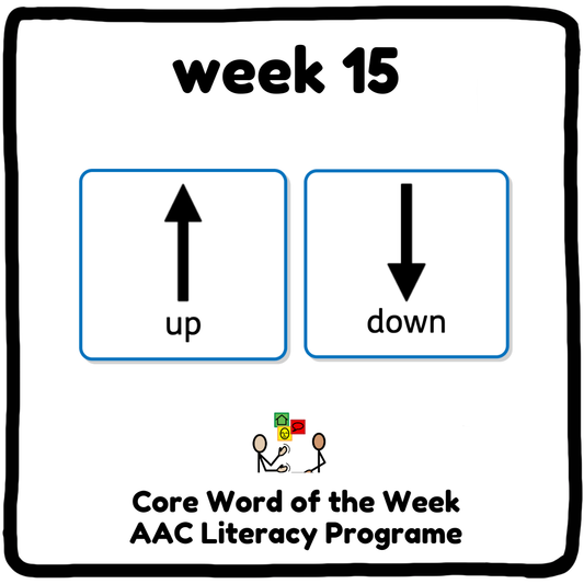 My Core Word Programme Week 15 - "Up" and "Down"