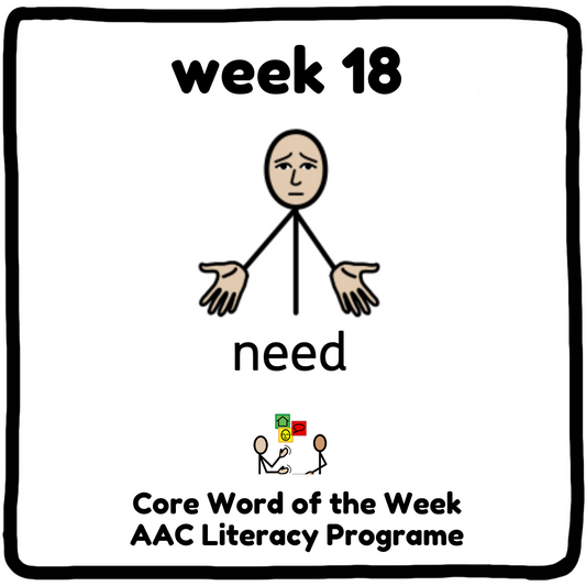 Core Word Programme week 18 - 'need'