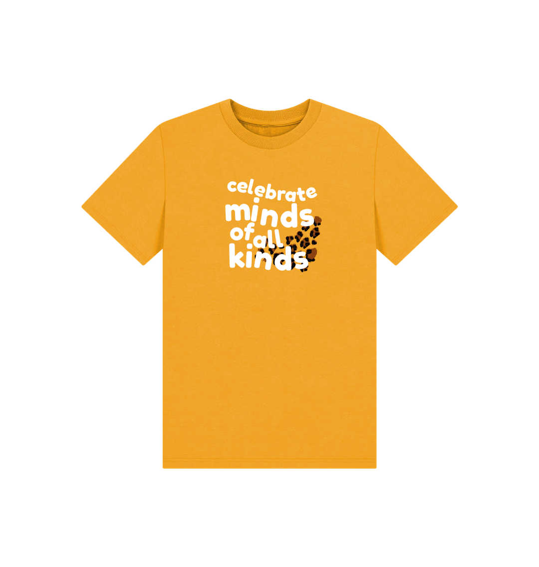 Mustard Celebrate Minds of all Kinds Kids Tee