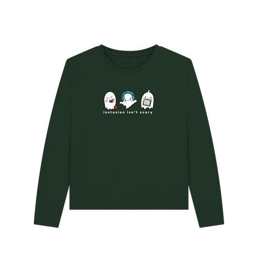 Evergreen Inclusion Isn't Scary Women's Longsleeve Tee