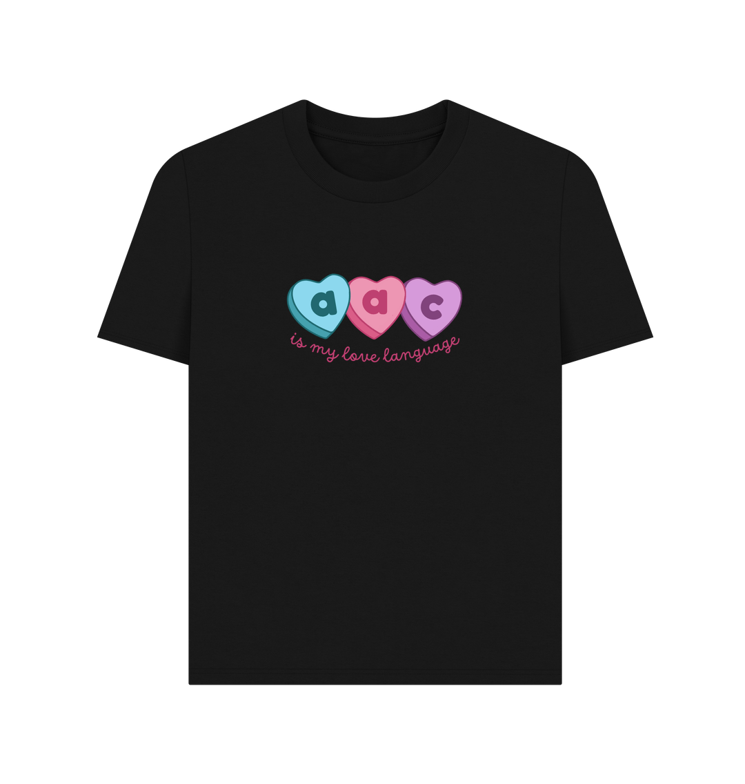 Black AAC is my Love Language Women's Tee