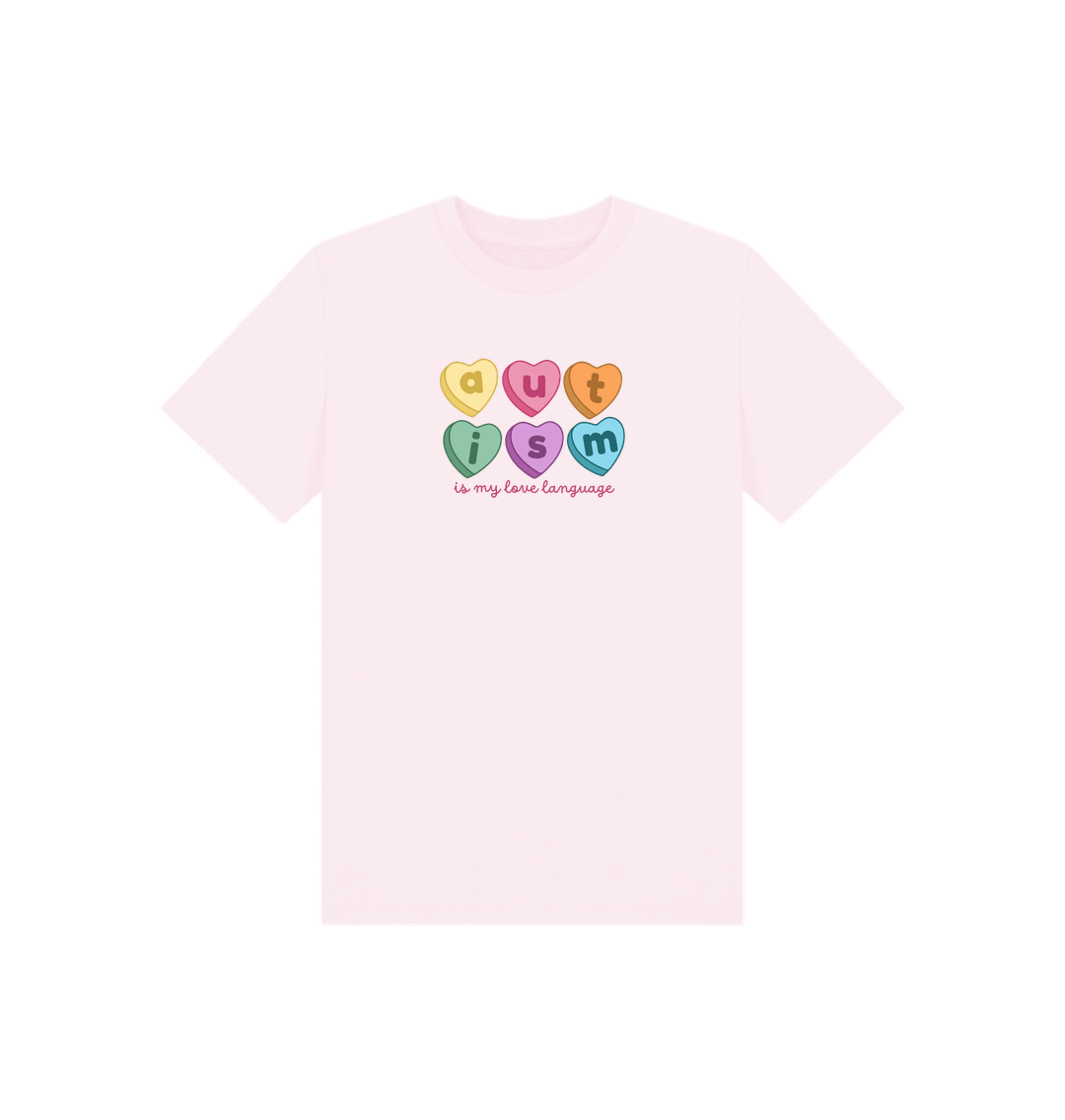 Pink Autism is my Love Language Kids Tee