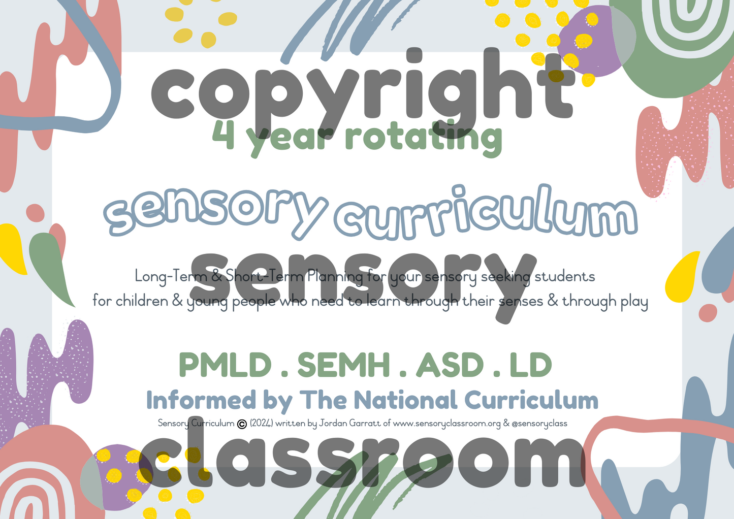 FULL Sensory Curriculum