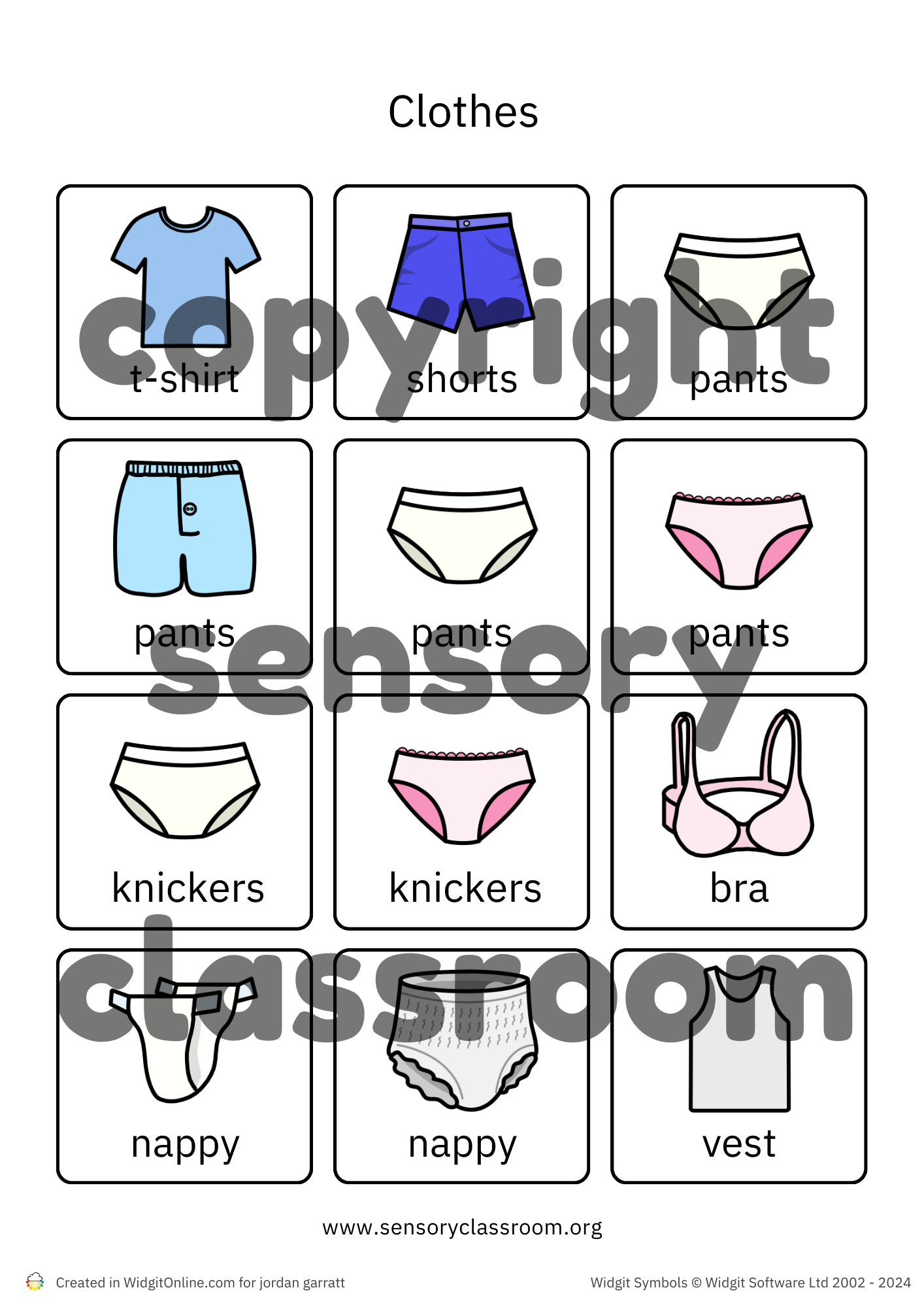 Clothes Symbols