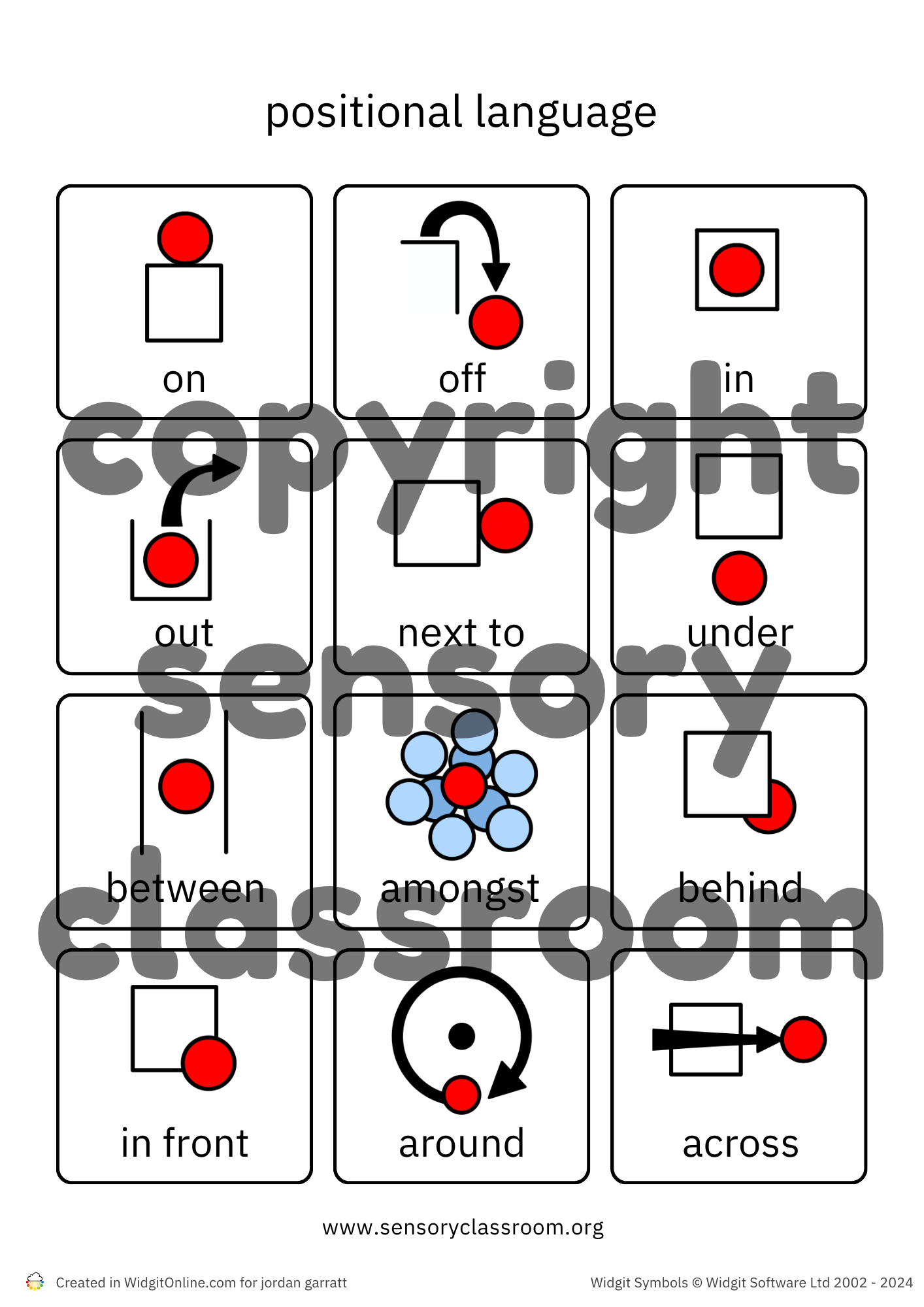 Positional Symbols