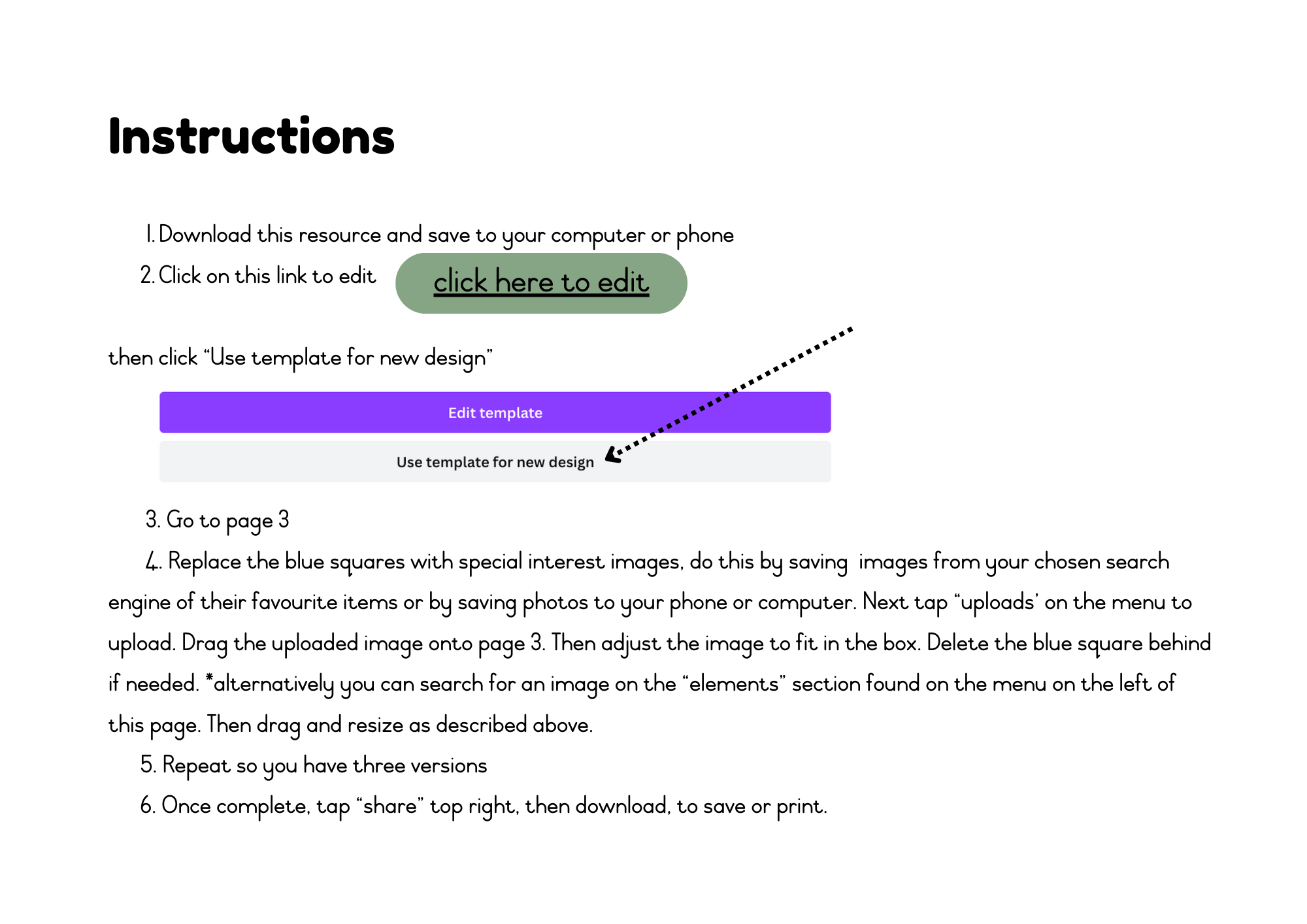 Countdown Set – Sensory Classroom
