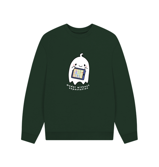Evergreen Printed Sweater Front