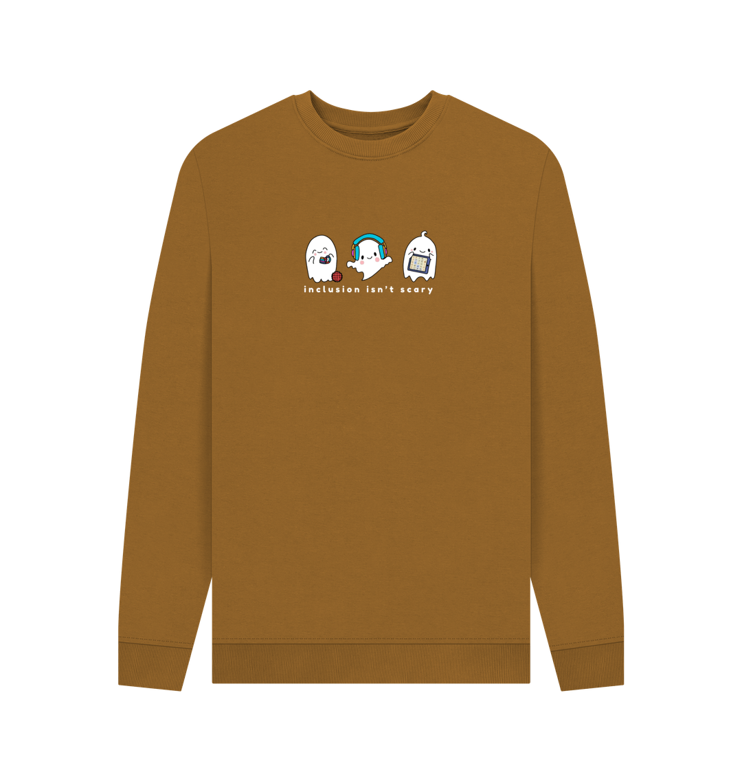 Brown Inclusion Isn't Scary Men's Sweater