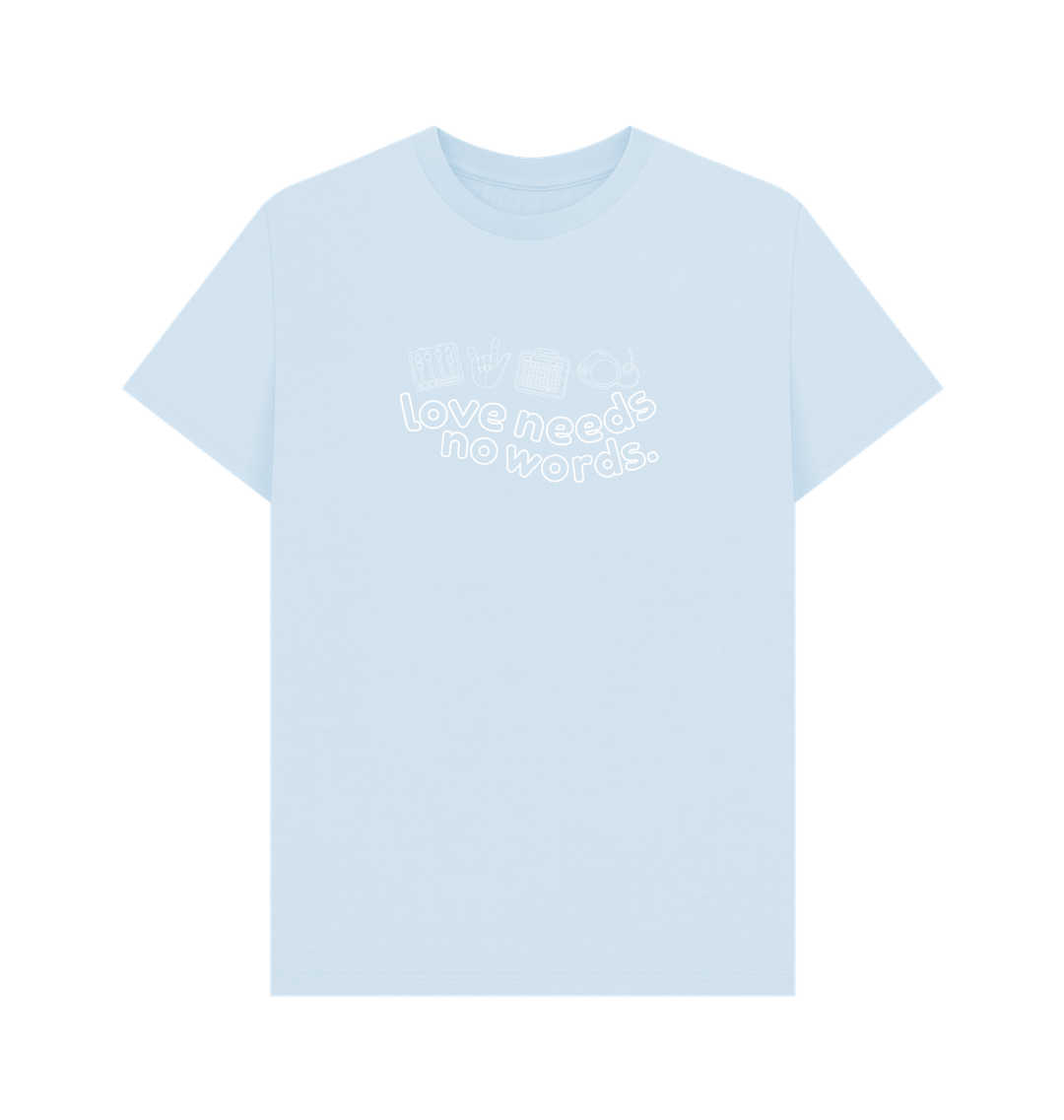 Sky Blue Printed T-shirt