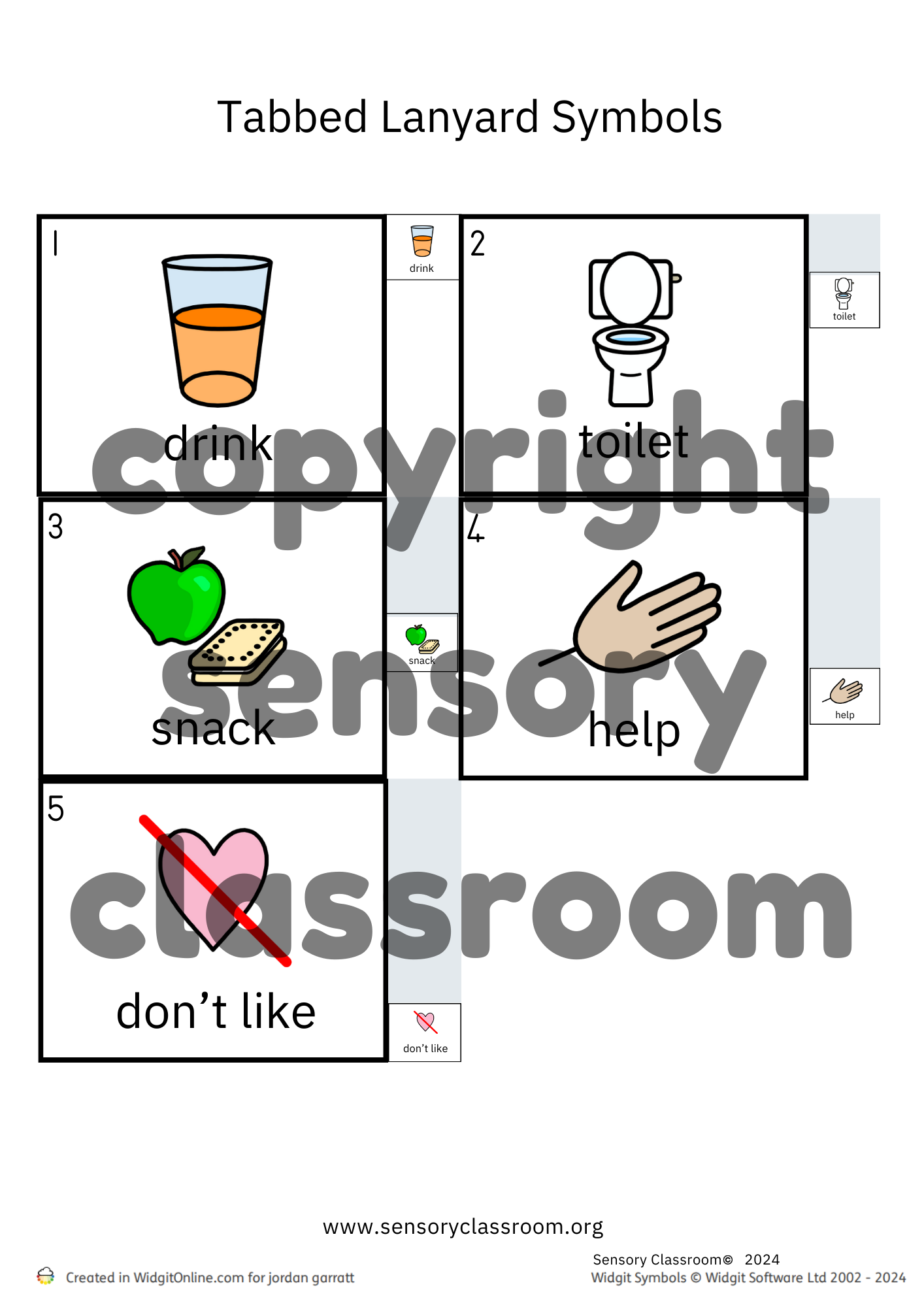 Editable Visual Symbols (tabbed)