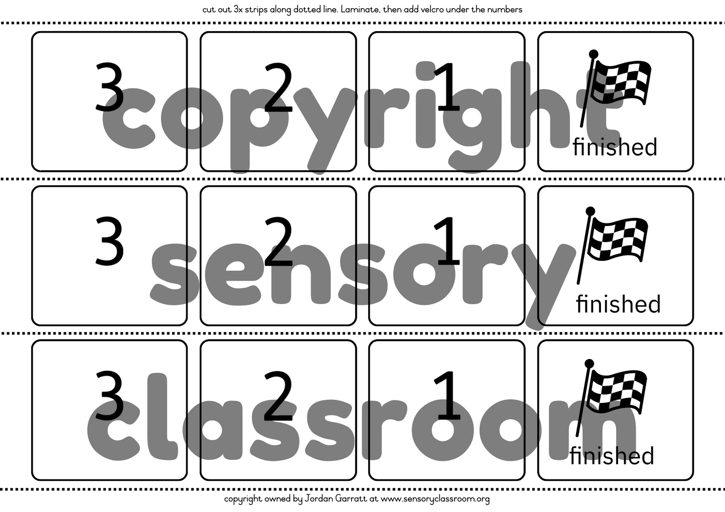 Countdown Set – Sensory Classroom