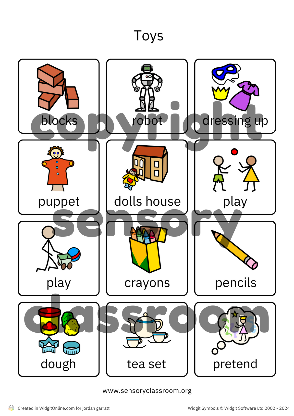 Learning Toy Insignias Toy Symbols – Sensory Classroom Ltd