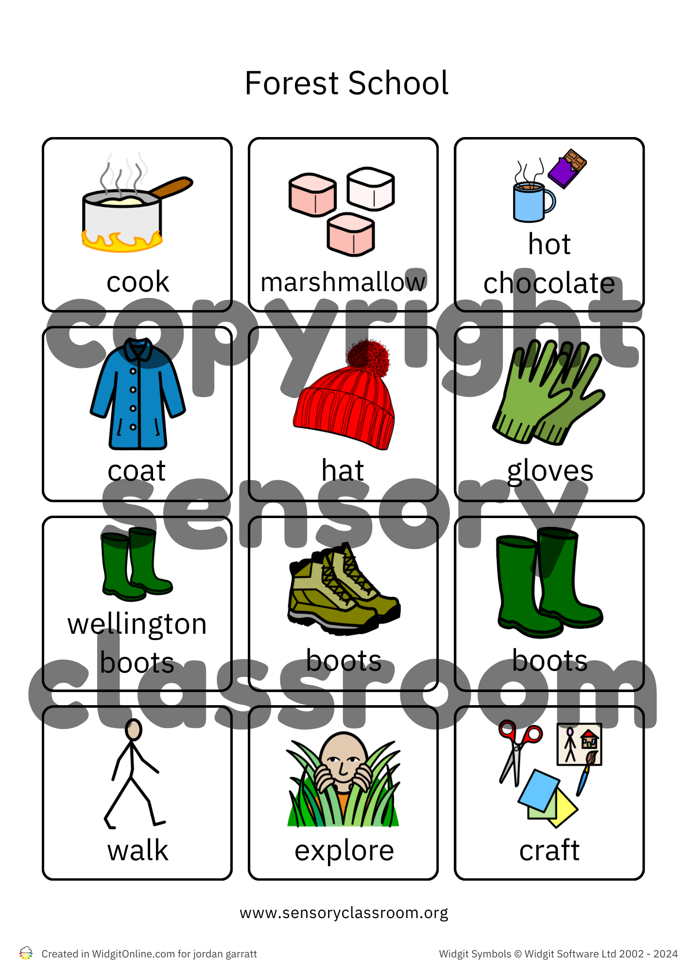 Forest School Symbols