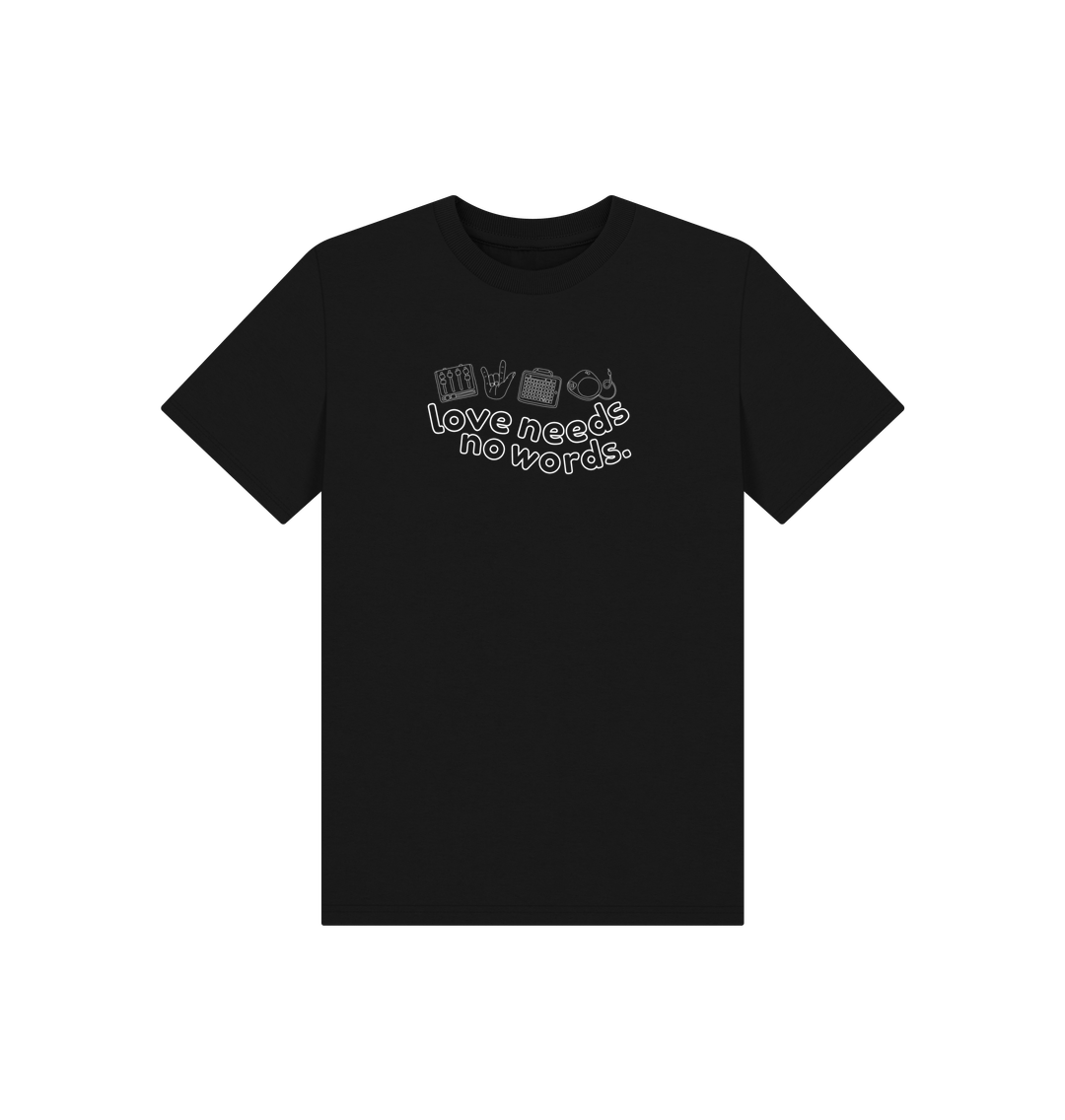 Black Love Needs No Words Kids Tee