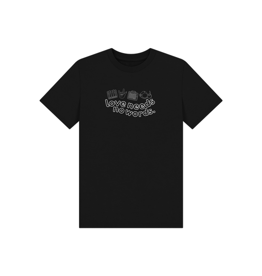 Black Love Needs No Words Kids Tee