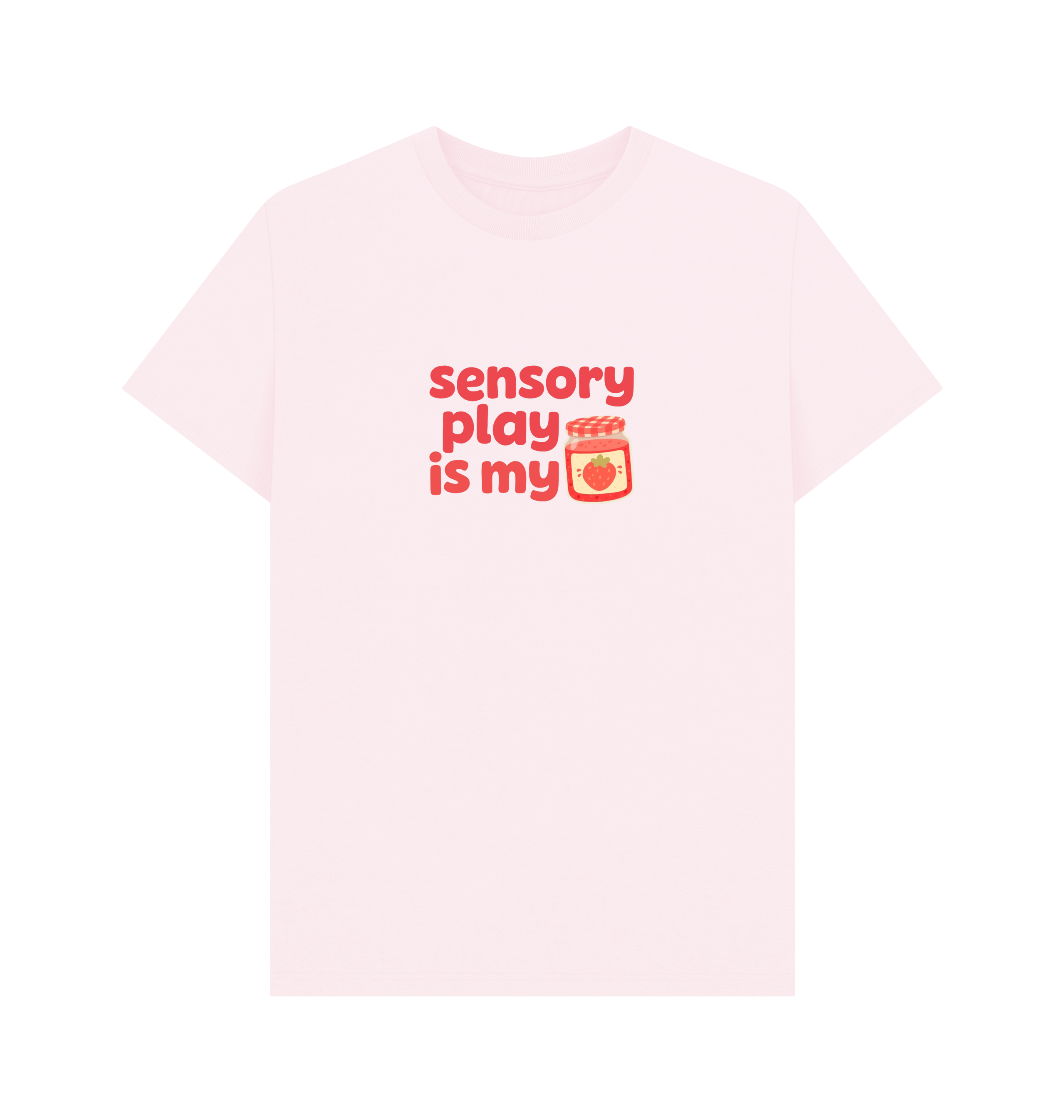 Pink Printed T-shirt Front