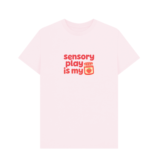 Pink Printed T-shirt Front
