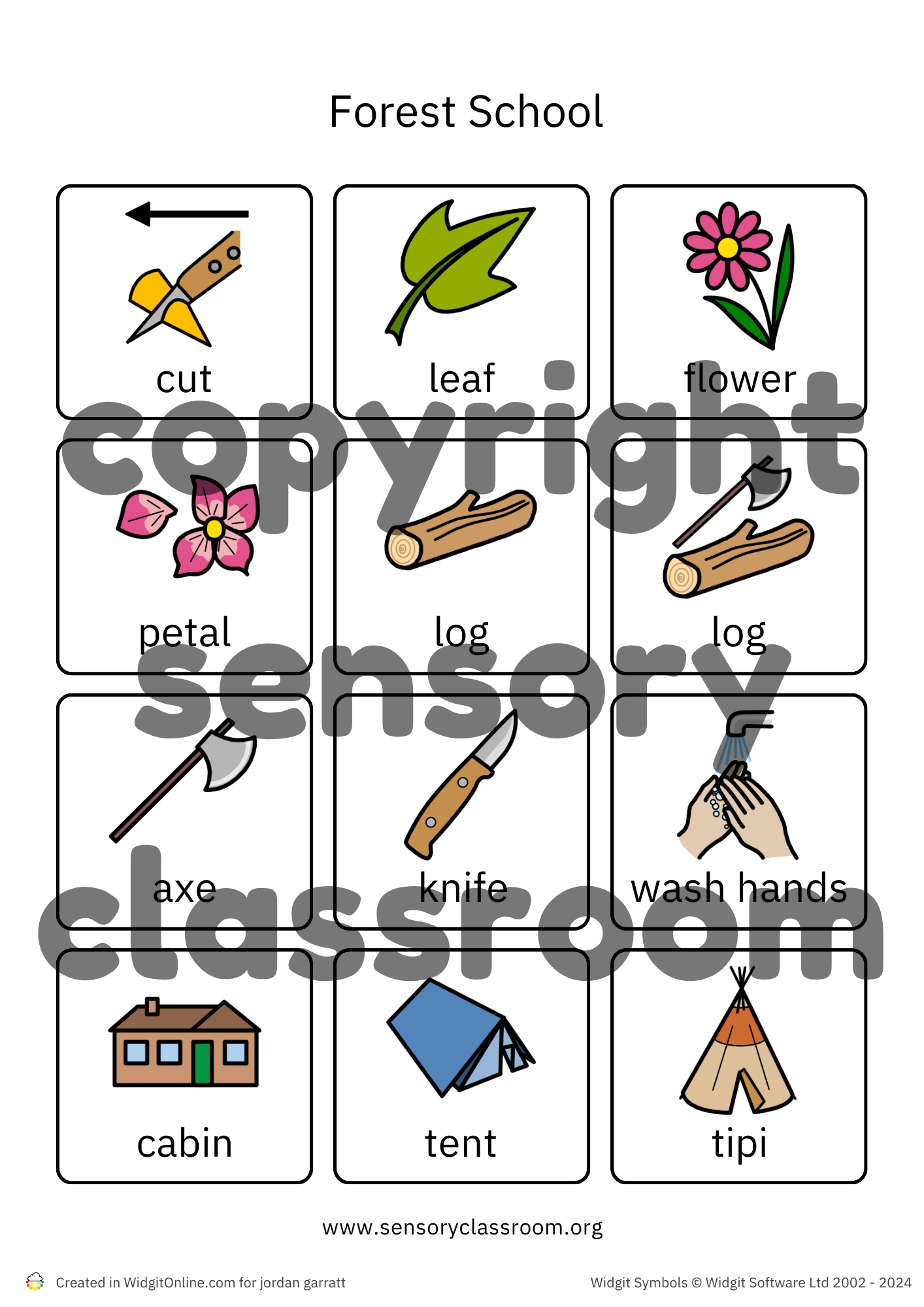 Forest School Symbols