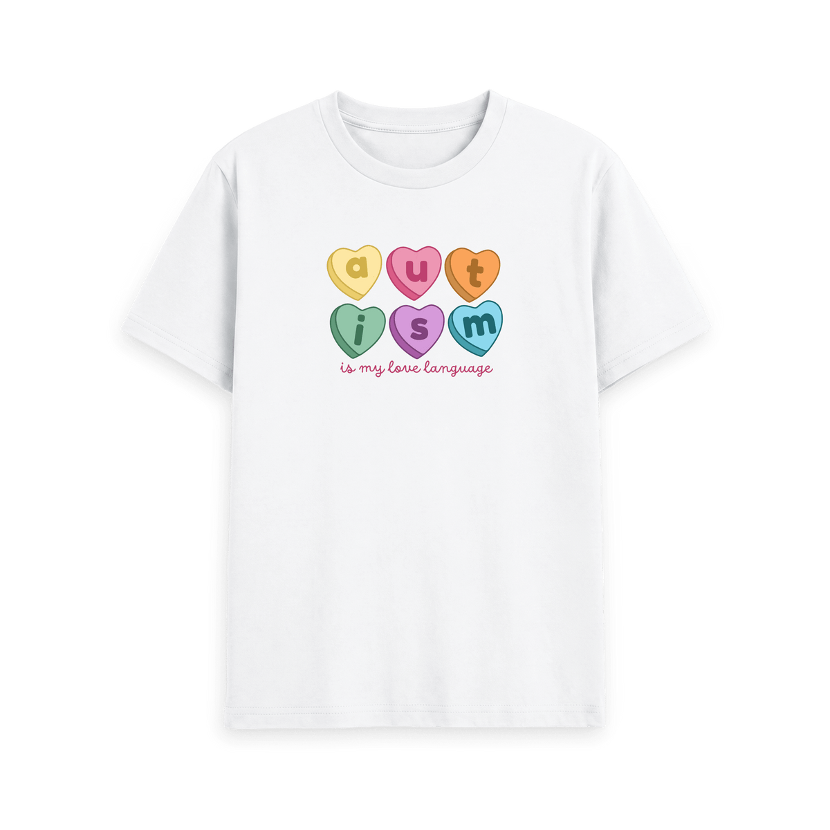 White Printed T-shirt Front