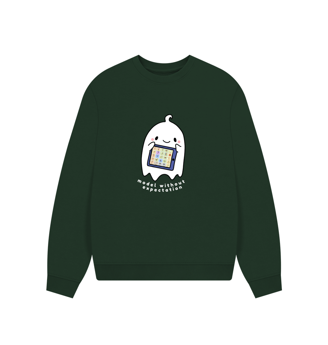 Evergreen Printed Sweater Front