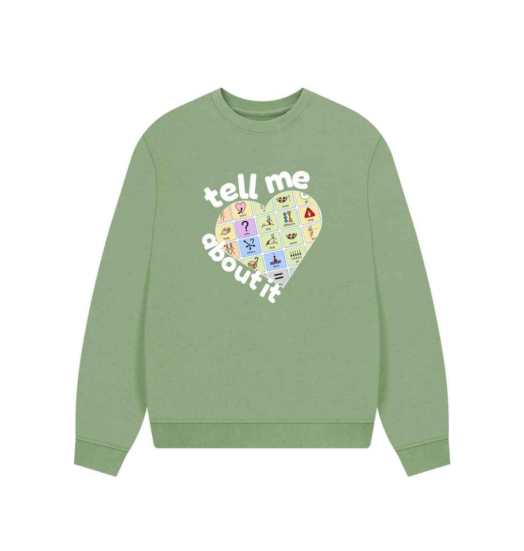 Sage Tell me About It Oversized Women's Sweater