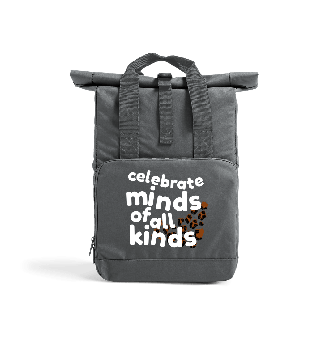 Graphite Grey Celebrate Minds of all Kinds Rucksack